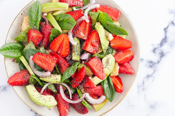 salads of fruits and vegetables are very useful for health