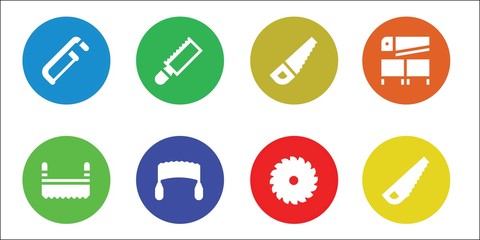 sawblade icon set