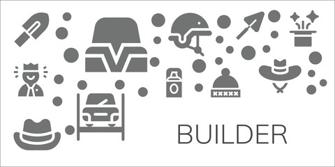 builder icon set