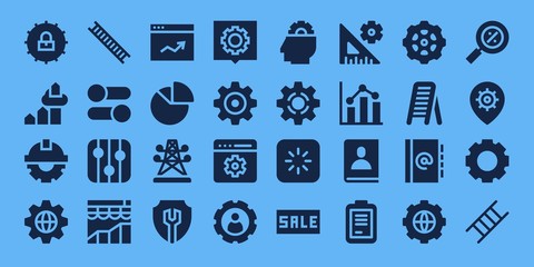 progress icon set