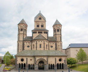 Fototapeta na wymiar Abbey Maria Laach (Benediktinerabtei Maria Laach) Rhineland Palatinate Germany