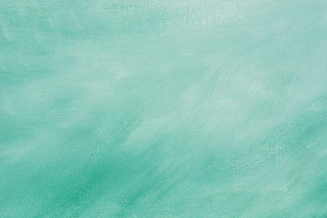 green background texture painted on artistic canvas