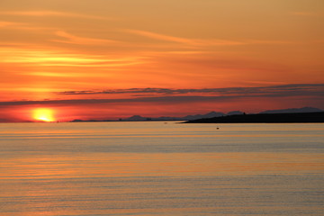 Tramonto Reykjavik