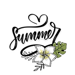 Vector word sale .Letters made of flowers and leaves Summer sale Holiday Flyer Banner Poster Summer sales