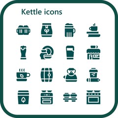 kettle icon set