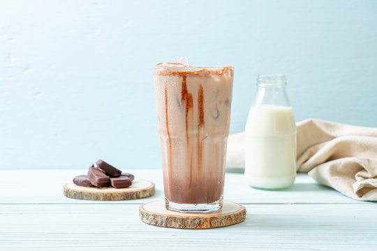 Iced Chocolate Milkshake Drink