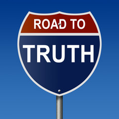 Road to Truth Highway Sign