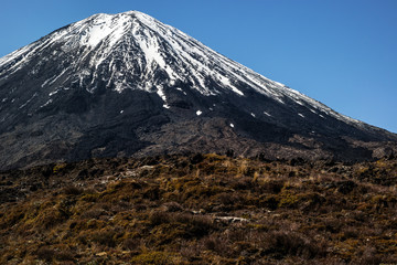 Naklejka premium Mount Ngaruhoe from Tongariro Crossing
