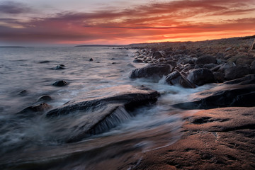 Sunset at Brattestø