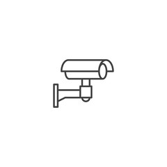 Security camera, video surveillance, CCTV vector icon illustration