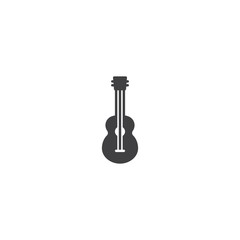 Guitar music instrument icon vector