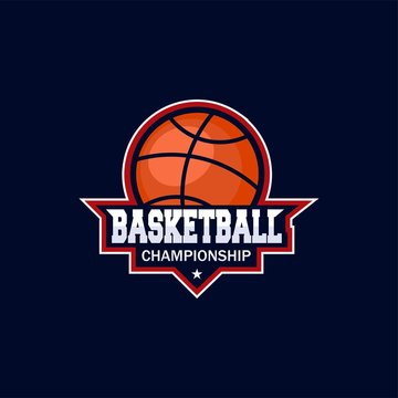 Basket championship. Vector logo icon template