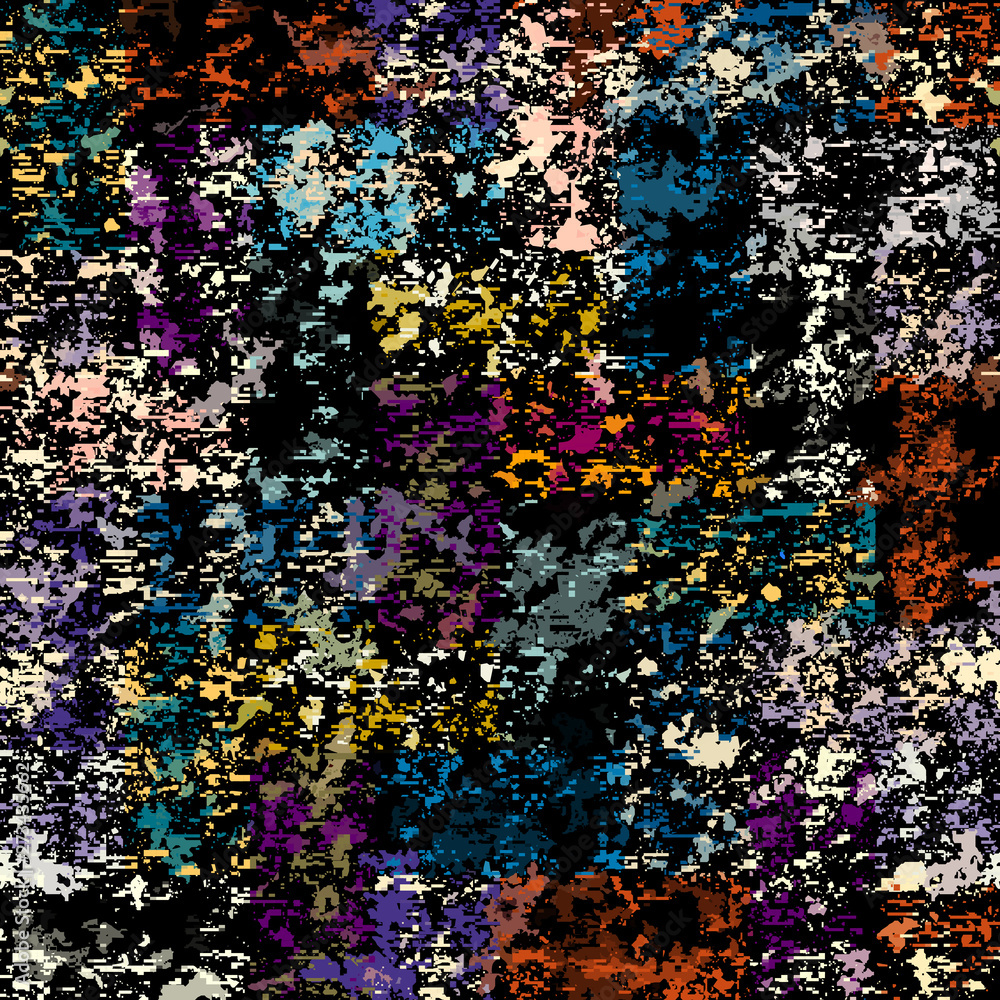Poster abstract seamless pattern with imitation of a grunge dirty texture. vector image.