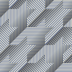 Seamless background pattern. Hounds-tooth pattern in abstract low poly geometric style.