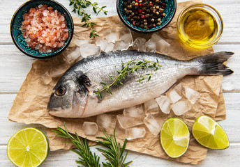 Fresh fish dorado
