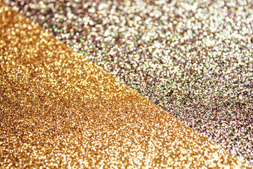 Double golden shiny background.