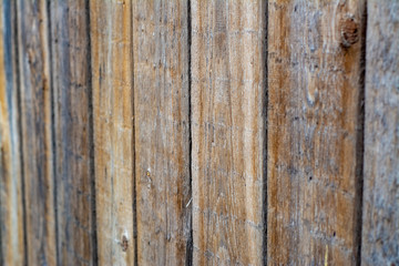 Background from wooden boards of natural color