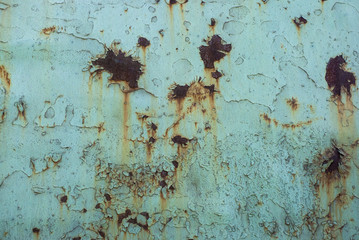 Background from an old and rusty metal surface
