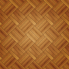 Seamless background of wooden parquet, vector illustration.