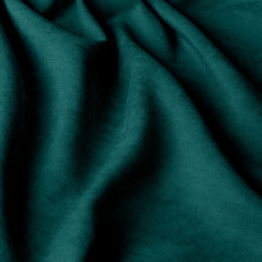 Monochrome decorative fabric velour green bottle. Fabric with natural texture. Velour textiles....