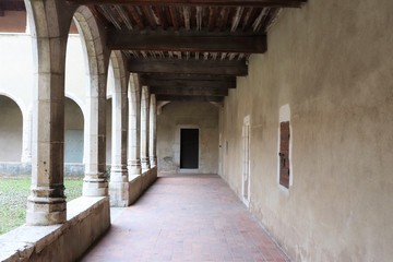 Monastère Royal de Brou - Le Cloître - Ville de Bourg en Bresse - Département de l'Ain - France