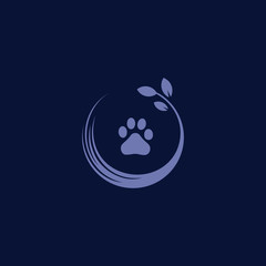 dog's foot logo