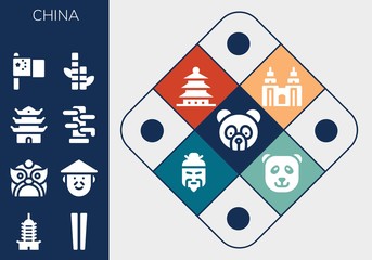china icon set