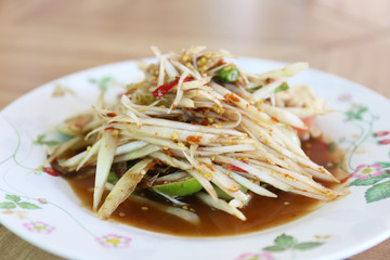 Thai papaya salad, Som Tum from Thailand