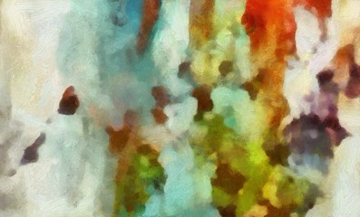 Naklejka premium Grunge background. Abstract minimalism hand drawn pattern. Simple texture backdrop. Macro smooth brush strokes and splashes of paint. HD wallpaper design. Drawing template for creative ideas.
