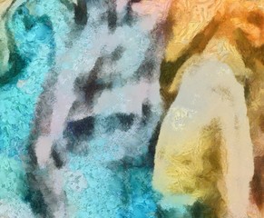 Abstract oil painting texture background.
