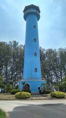 Blue Lighthouse Art in the South of Thailand, Rajamangala University in Trang
