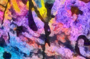 Naklejka premium Abstract oil painting texture background.