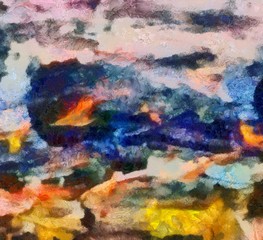 Abstract oil painting texture background.