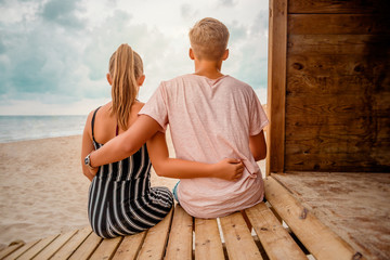 young couple first love