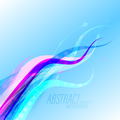 Abstract translucent colors scene vector graphics wallpaper backgrounds