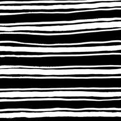 Brush grunge pattern. White and black vector.