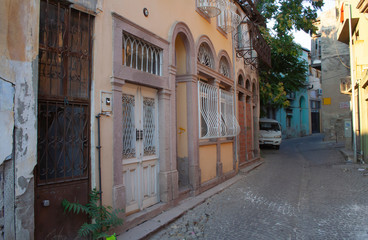 Fototapeta na wymiar Mediterranean authentic houses, doors, windows 