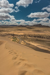 sand dunes in the desert