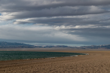 beach and blue sky