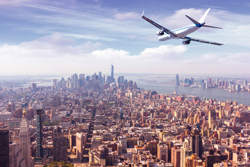Manhattan air view