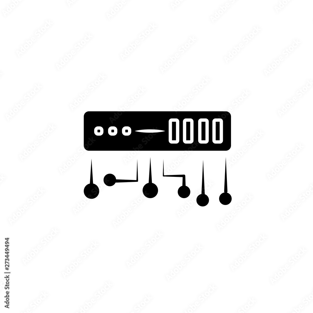 Poster web gateway icon. trendy flat vector web gateway icon on white background from internet security and