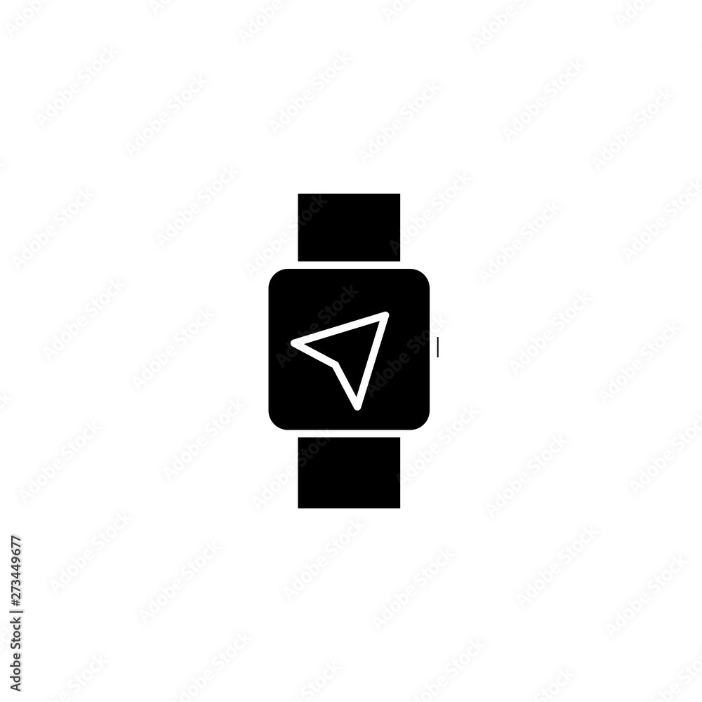 Aufkleber navigation, watch icon. element of web navigation icon for mobile concept and web apps. detailed nav
