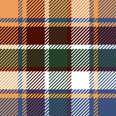 Plaid or tartan vector is background or texture in many color