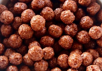 Delicious Crispy Chocolate Conflake in A Bowl