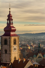 Obraz premium Ptuj cityscape, Slovenia