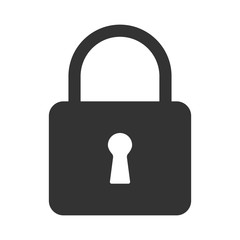 Icons flat closed lock. Symbols vector security. Isolated symbol on white background