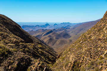 Bosluiskloof Pass with Swartberg Mountains in the background