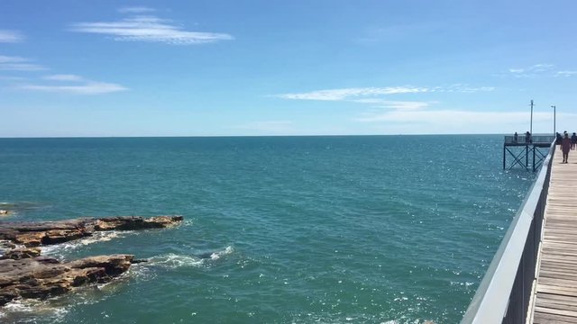 Nightcliff Pier in Darwin city the Northern Territory of Australia.