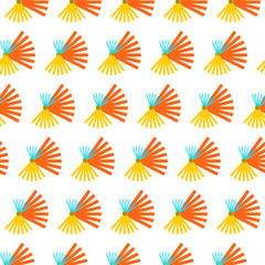 Fototapeta na wymiar multicolored lines seamless pattern on white background