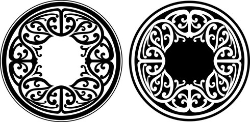 Maori Round Pattern Variations